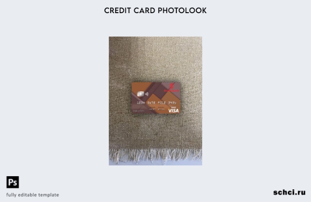 цифровая загрузка Ямайка Scotiabank Visa дебетовая карта фотообраз переднего шаб